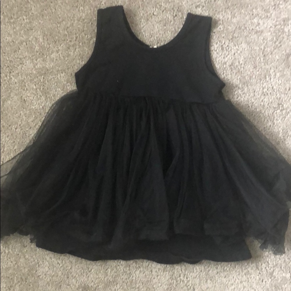 Black tutu dress